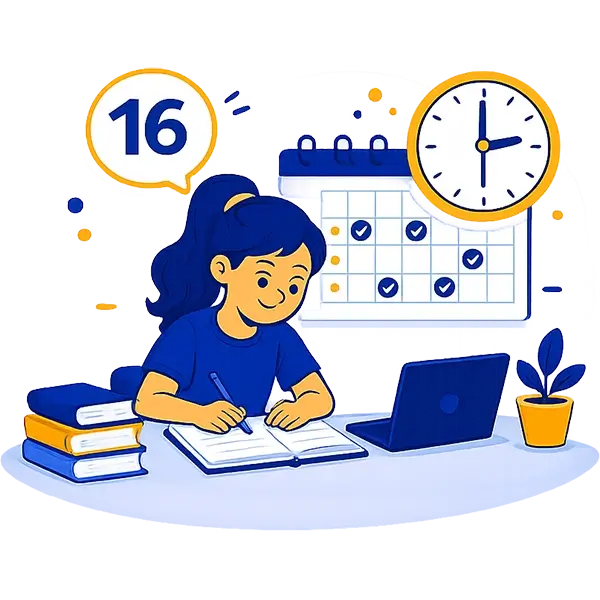 16 שיעורים במהלך הקורס